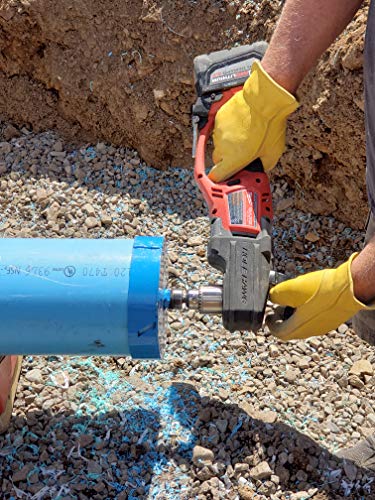 8 inch Bevel Pro PVC Pipe Beveling Tool for C900 Blue Brute Water Pipes, Eliminates Hand Filing for Quick, Easy and Safer Bevels, 10-second Pipe Beveling