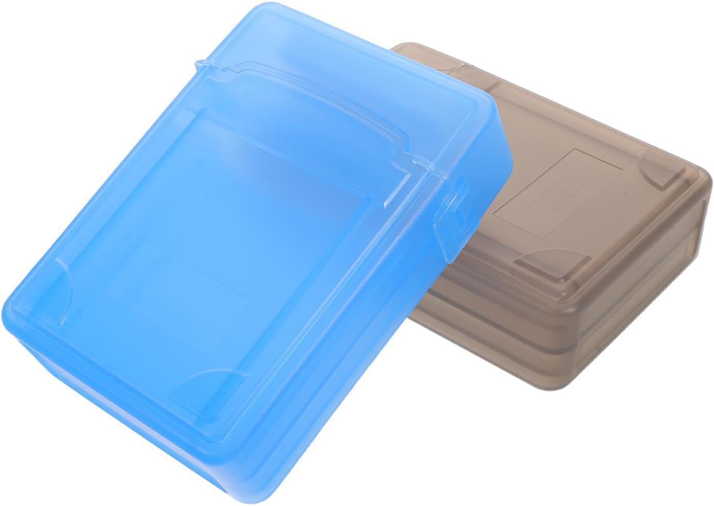2pcs Dual Layer Hard Drive Case for Laptop Bag Portable Anti-Static 2.5 Inch SSD Storage Box with Plastic Compact Design for Internal Drives and Hard Disks