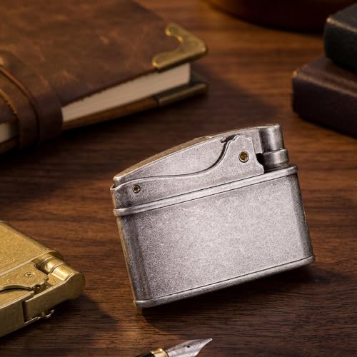 Encendedor vintage de latón recargable, adiós a los mecheros desechables 8