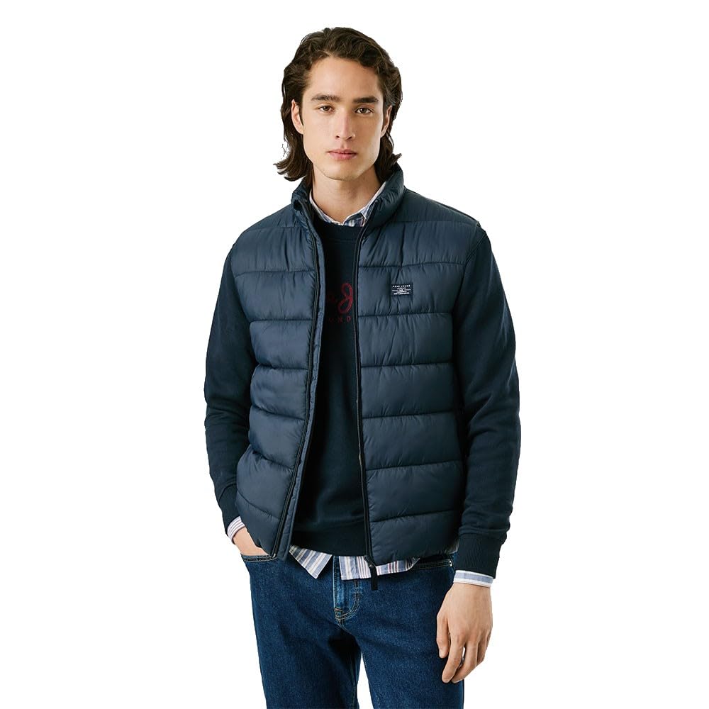 PEPE JEANS PUFFER GILLET DULWICH BLUE L