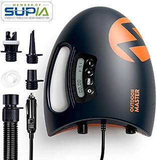 OutdoorMaster 20PSI High Pressure SUP Air Pump THE SHARK - Intelligent Dual Stage