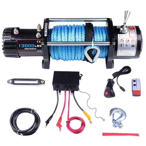 Winche eléctrico 12V 13000 lbs con control remoto