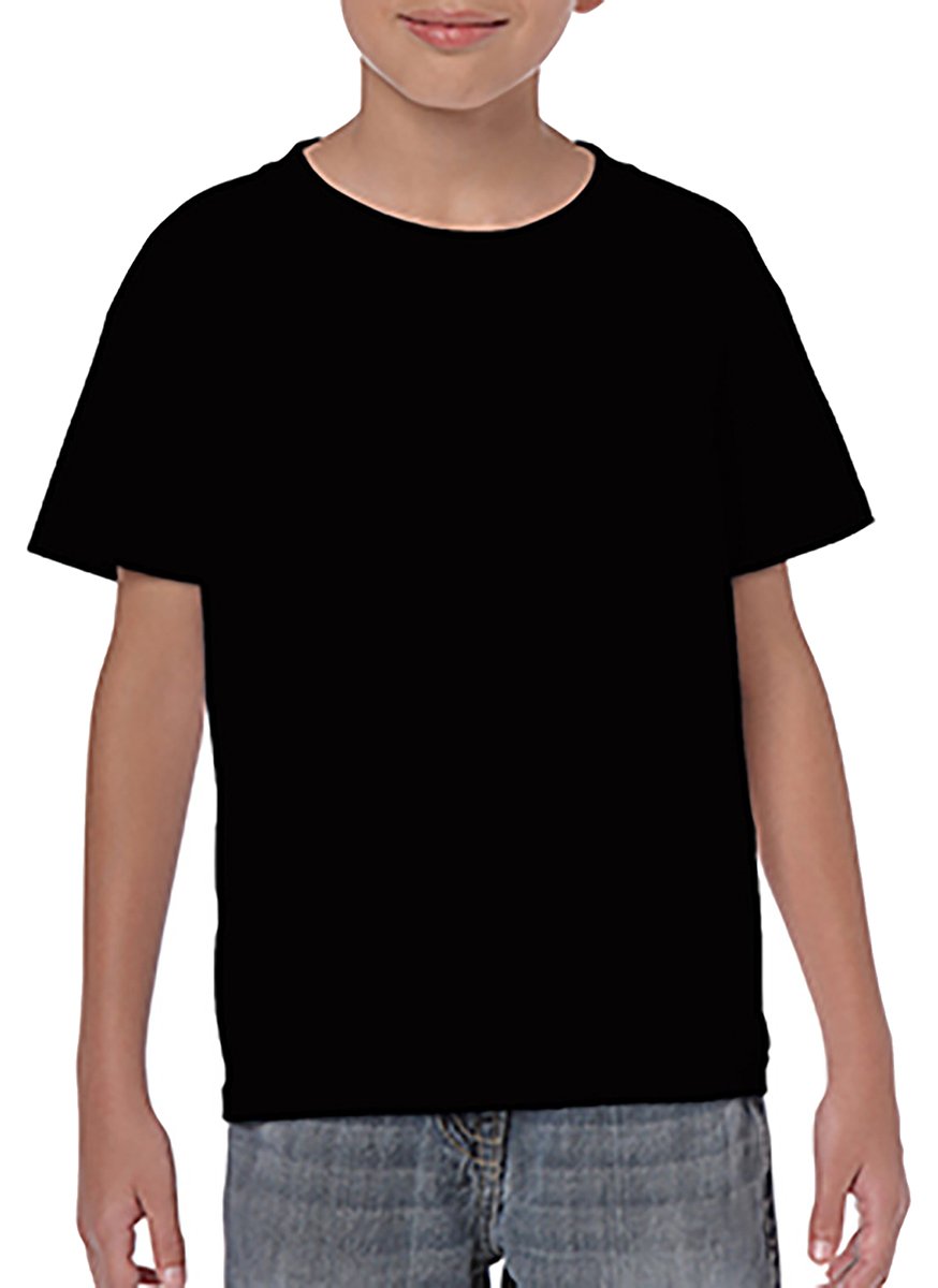 Gildan Black Children's Soft Style T-Shirt Xl