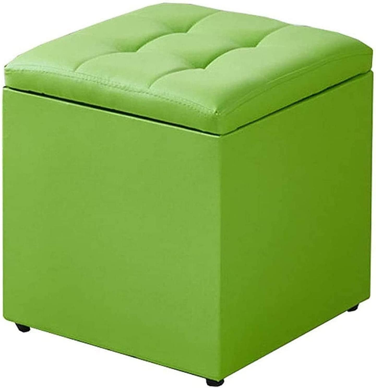 Storage Footstool Storage Stool PU Faux Leather Storage