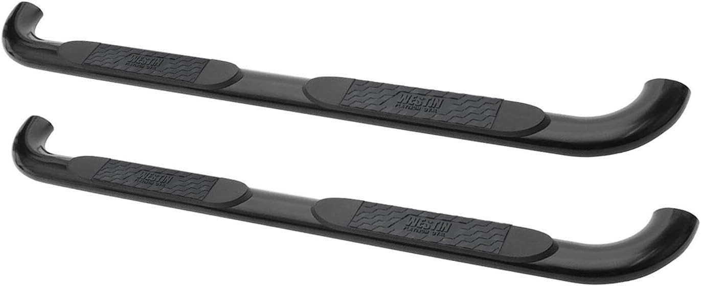 Westin 21-1955 Platinum 4 Oval Nerf Bars fits 1999-2013 Silverado Sierra 1500 2001-2007 Silverado Sierra 1500HD 2001-2014 Silverado Sierra 2500 3500HD Crew Cab (Exc 2011-2014 HD Diesel) Black Pair