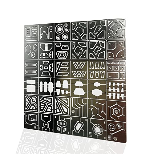 Kit modélisme Gundam 36 pièces acier inoxydable pour maquette