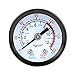 Produktbild Luftkompressor Manometer, Druckluft Manometer 0 ~ 180 PSI, 0 ~ 12 Bar, Pressure Gauge Messgerät 42 mm Durchmesser für Schraubenkompressoren, Kolbenkompressoren