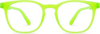 HUSTLR Zero Power Bluecut & Antiglare Computer Eyeglasses | Full Rim Square | As Seen On Shark Tank | Peyush Bansal Glasses | For Men & Women | Medium | LB E14058-W