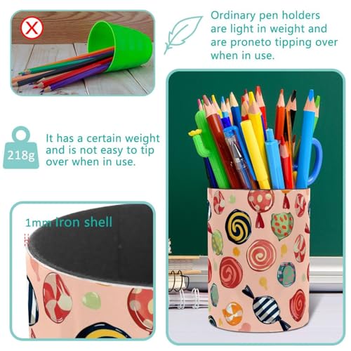 Porte-pinceaux de maquillage en métal robuste pour pot à crayons