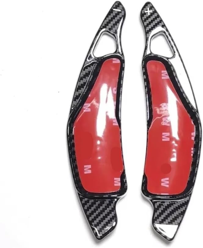 Shift Paddles Compatible with Lexus for is 250 300 2006 2007 2008 2009 2010 2011 ISF 2011 R Car Steering Wheel Shift Paddle Extension(Red Carbon Pattern)