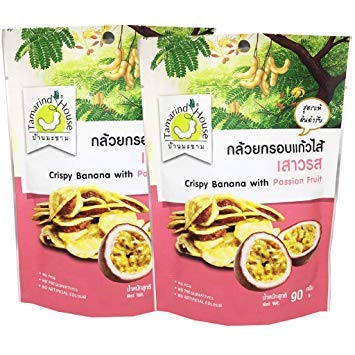 Tamarind House Crispy Banana With Passion Fruit 90 G. (Pack Of 2) #TOP1
