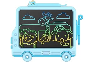 Flueston Car-Shaped LCD Writing Tablet: Educational Fun for Curious Kids