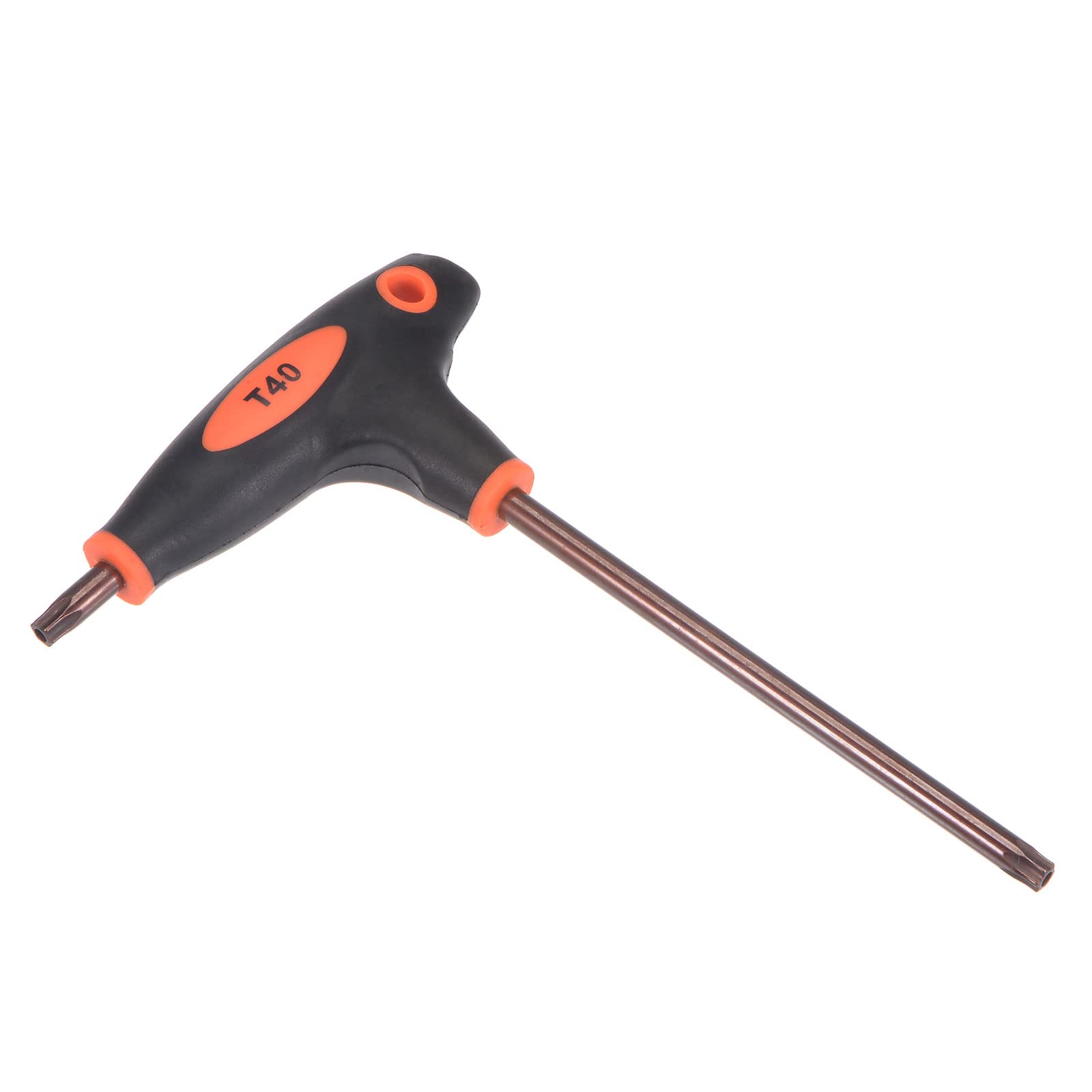 uxcell T40 Anti Tamper Proof Torx Key T-Handle Dual End Wrench, S2 Steel