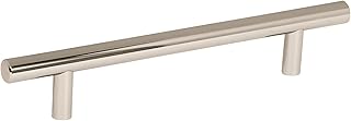 Amerock Bar Pulls 5-1/16" (128 mm) Center-to-Center Polished Nickel Cabinet Pull