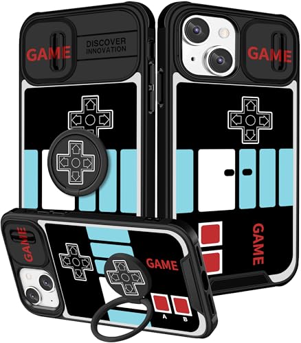 Image of Funermei for iPhone 14 /for iPhone 15 Plus Case - Women Girls Cute Phone Cover Girly Pretty Aesthetic Game Unique Design with Camera Cover Funda for Apple for iPhone 14 /for iPhone 15 Plus