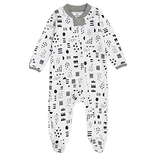 Image of HonestBaby Baby 2-Pack Organic Cotton Footed Pajama Sleep & Play