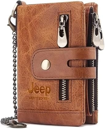 Carteira Couro Legitimo Kavis Jeep Masculina Com Logo Jeep
