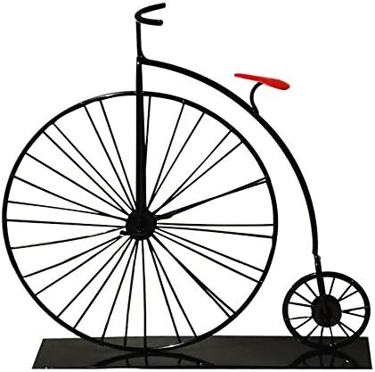 Kangsanli High Wheel Bicycle Retro Bike Modell Metall Handwork Heimtextilien Vintage Fahrrad Figurine Miniaturen Kinder Geburtstag spielzeug Geschenke