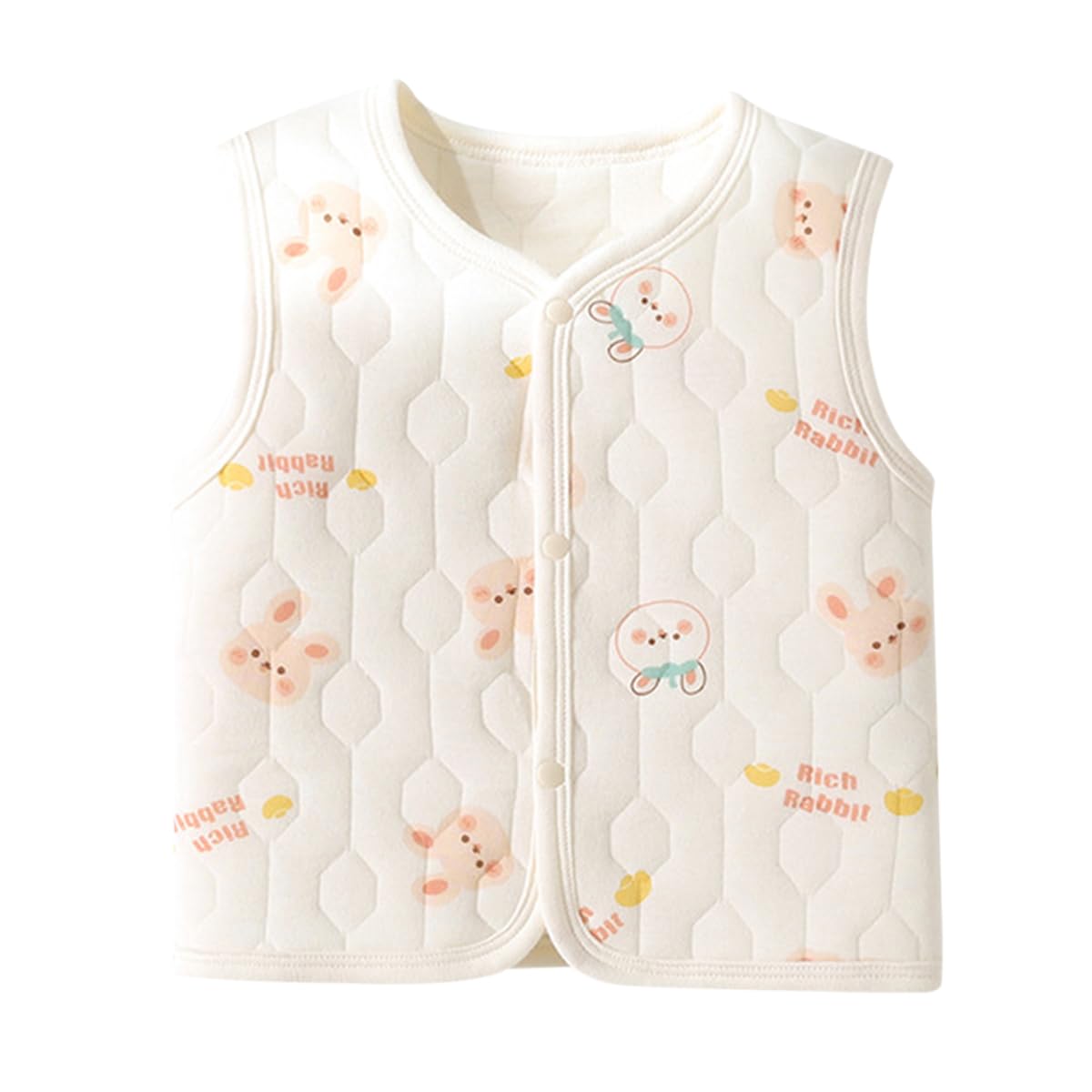 Gilet sans Manches Bébé Fille Garçon 6 9 12 24 mois Automne Hiver Gilet Débardeur Coton Chaud Bébé Fille 1 2 ans Manteau Outwear Veste sans Manches Doux Casual Sous Vêtement