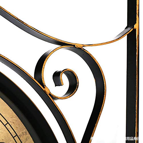 Horloge double face en fer vieilli rétro pour extérieur - 5