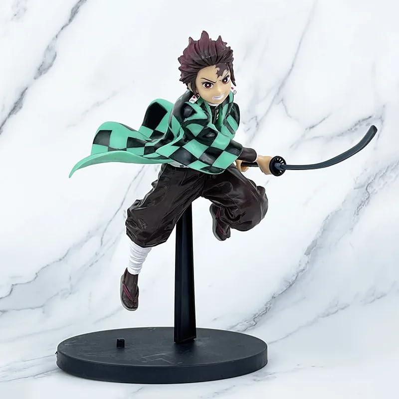 Image of Awestuffs Tanjiro Action Figure Limited Edition (Tanjiro Fly Attack) 19cm