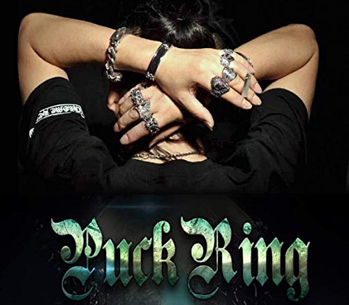 Vintage Punk Silver Black Chinese Dragon Snake Dragon Claw Skull Rings Jewelry Gothic Alloy Open Adjustable3