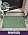 DEXI Front Door Mats for Entryway, Low Profile Non Slip Doormat Outside, All Weather Dirt Trapping Waterproof Welcome Entrance Mat, 19"x29.5",Green