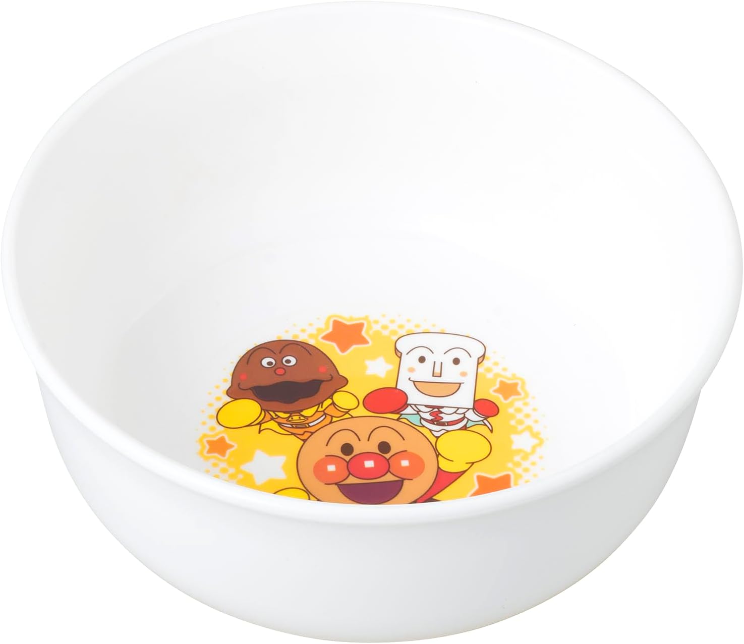 Lec Anpanman Donburi Bowl 5.5 x 5.5 x 2.4 inches (14 x 14 x 6 cm), Microwave, Dishwasher, Boiling Disinfection, OK, Non-slip