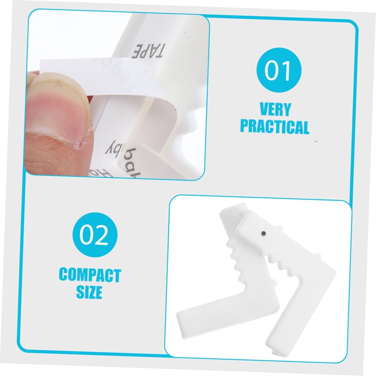 3pcs Silicone Furniture Corner Protectors Soft Table Edge Bumpers Safety Guards White Right Angle Corner Guards for Home Childproofing