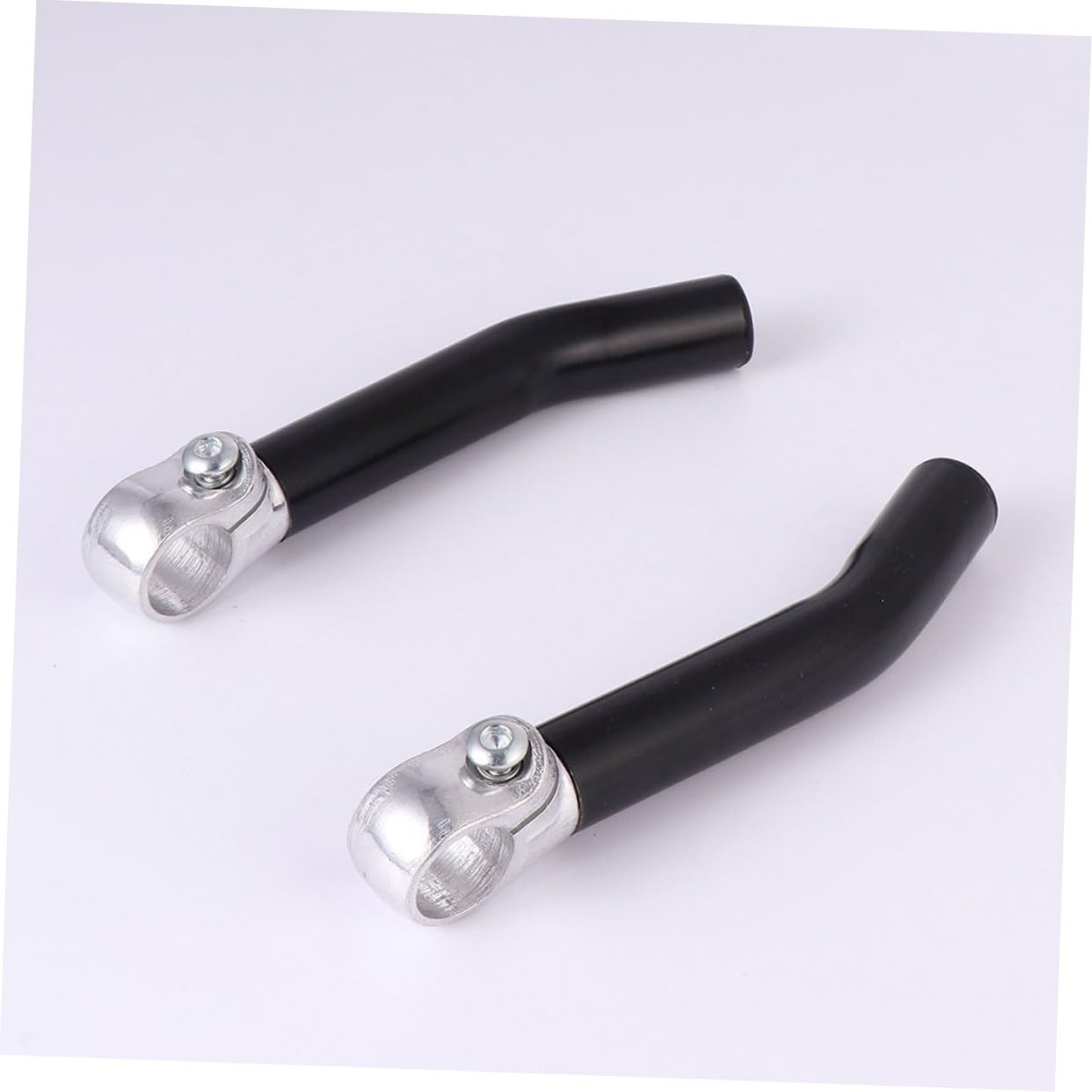 Embouts de Guidon Noir 4 Pièces en Alliage D’Aluminium pour Vélo