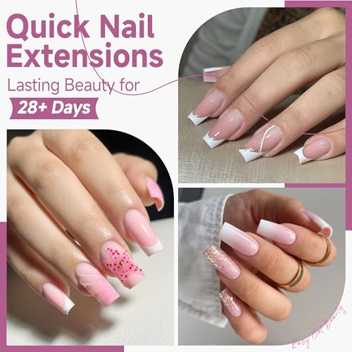 Image of UNA GELLA Medium Square Nail Tips Fake Gel Nails 120pcs Pre-buff Matte | Square Full Cover False Nail Tips Clear Acrylic Nails No C Curve Tips for Press on Nail Extensions Home DIY Salon 12 Sizes