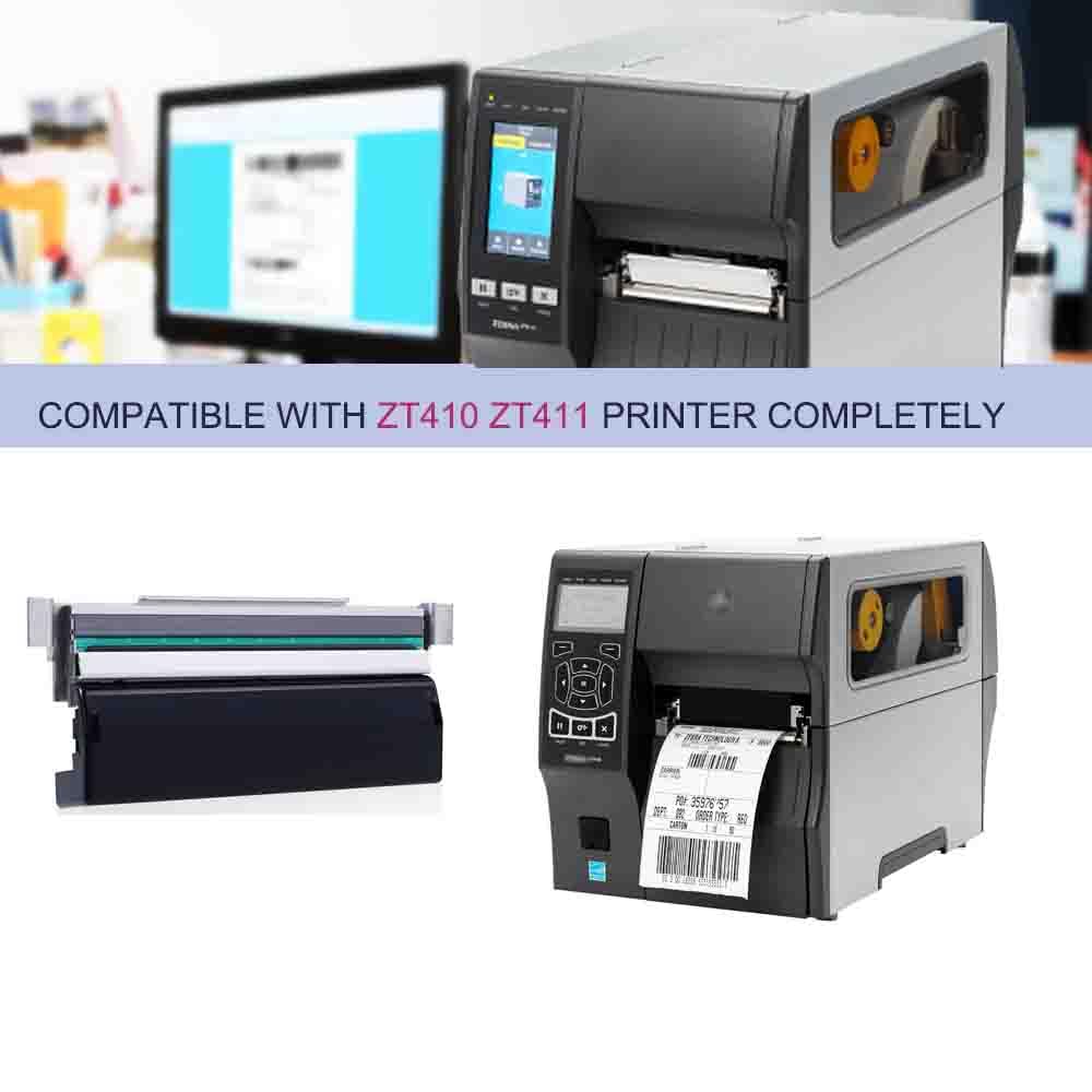 Nuova Testa di stampa termica per Zebra ZT410 ZT411 stampante per etichette P1058930-009 203DPI Teste di stampa di codici a barre