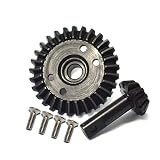traxxas summit 1/10 brushless motor Engranajes helicoidales mecanizados de precisión para una mayor resistencia y un funcionamiento más suave que los engranajes biselados de fábrica. Endurecimiento de la caja de nitruro para un uso a largo plazo en superficies de engranajes y