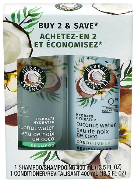 Herbal Essences Hydrate Shampoo & Conditioner Set, Moisturizing for Dry Hair