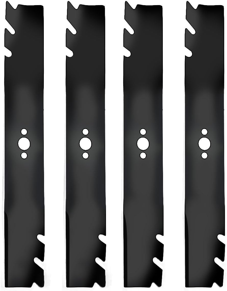116-6358-03 Lawn Mover Mulching Blades for Toro Timemaster 30'' Deck 21219 21200 21491, Replace for 120-9500-03, 145-4002-03 Lawn Mover Blades for Exmark ECKA30 4 Pack