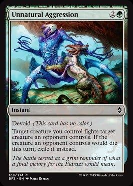 Magic The Gathering - Unnatural Aggression (168/274) - Battle for Zendikar