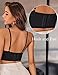 Avidlove Lace Tank Tops for Women Spaghetti Strap Crop Camisole Bralette (Black XX-Large)