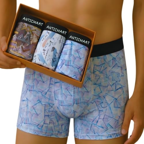 Men’s Premium Printed Trunks | Soft Stretch Boxer Briefs | Breathable Innerwear for All-Day Comfort | Pack of 3 (Multicolor)-image-25