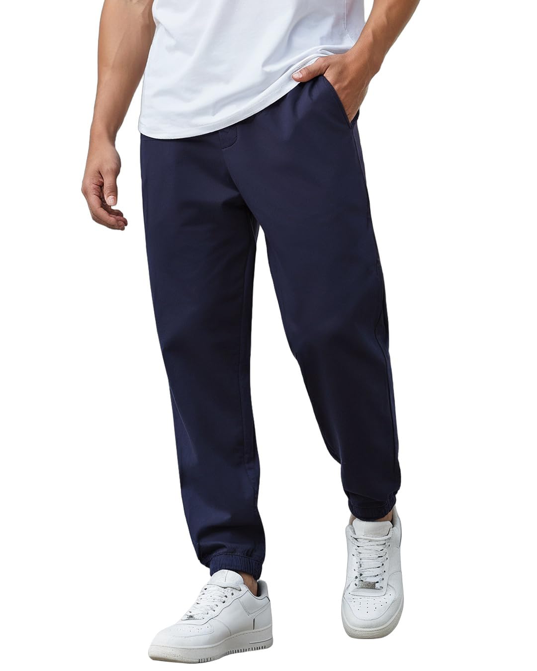 Bewakoof Men's Loose Mid Rise Joggers-picture-23