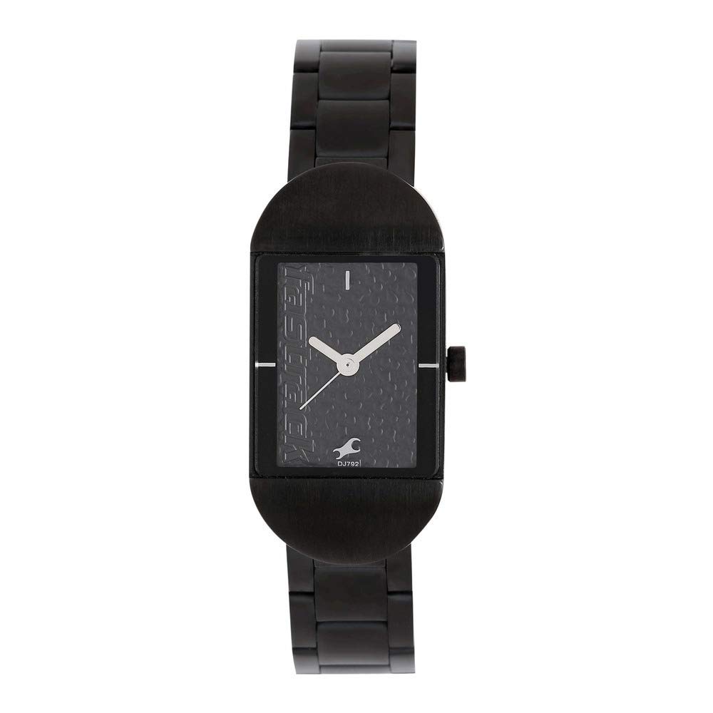 Fastrack Go Skate Quartz Analog Black Dial Stainless Steel Strap Watch for Girls-NR6201KM03 (B082XKY2G9) Amazon Price History, Amazon Price Tracker