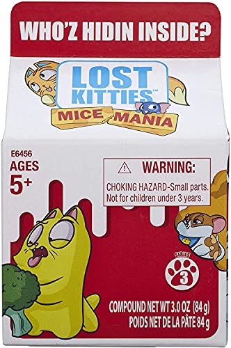 Hasbro Lost Kitties Mice Mania Singles Toy, Series 3, 24 to Collect, Ages 5 & Up (Randomly Assorted. Product May Vary.)