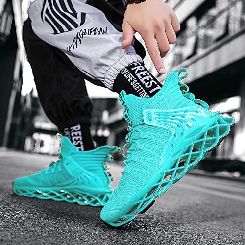 Image of Hello MrLin Men's Running Shoes Non Slip Athletic Tennis Walking Blade Type Sneakers Hip Hop
