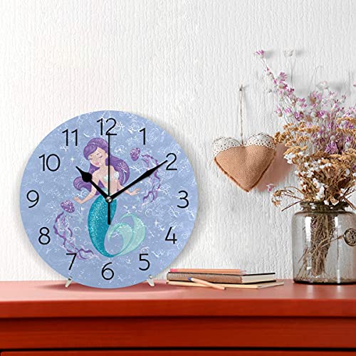 Elegante Reloj de Pared de Sirena Cover