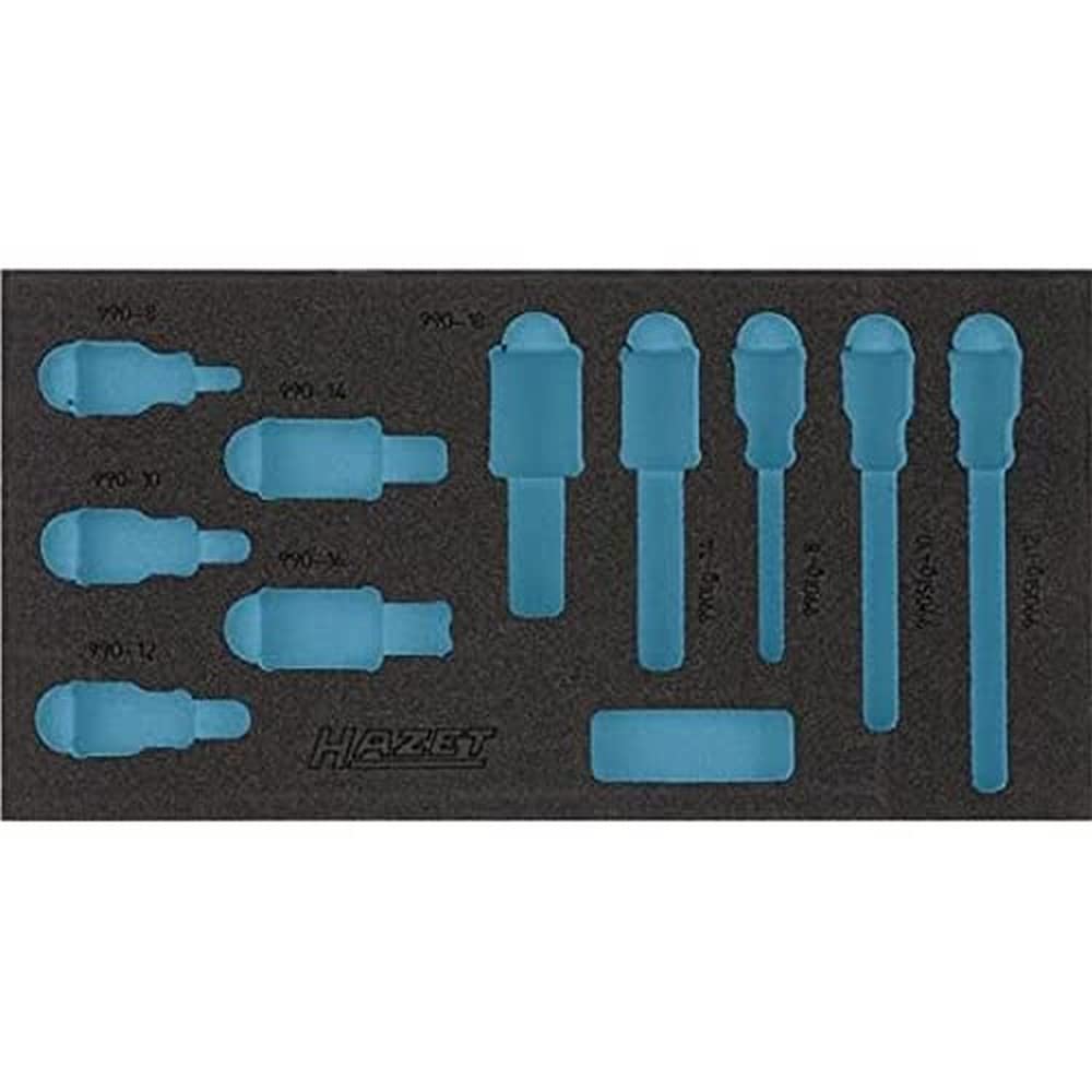 HAZET 163-221L 2-Component Soft Foam Insert - Multi-Colour