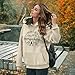 BeWithYou Funny Hoodies for Women I Haven't Been Everywhere But It's on My List Sweatshirts Camping Mountain Pullovers Tops(Apricot,M)
