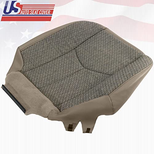 2003-2007 for Chevy Silverado Work Truck Driver Side Bottom Cloth Seat Cover Tan - Image 9