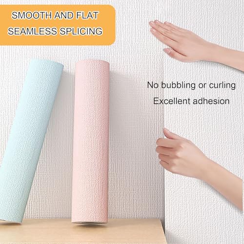 Papier peint autocollant isolant 5mm pour masquer un mur abîmé - 7