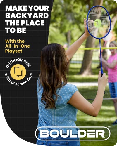BOULDER Sports Pickleball and Badminton Set - Image 6