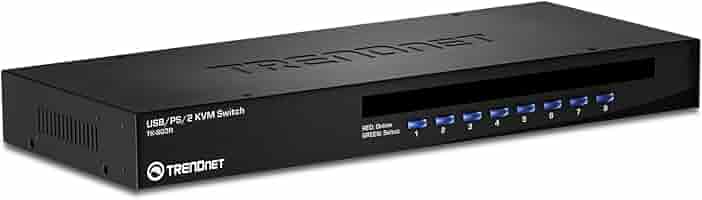 Amazon.com: TRENDnet 8-Port USB/PS2 Rack Mount KVM Switch