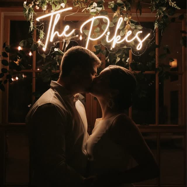 Miniatura 7 de Custom Neon Sign for Wedding Reception, Neon Sign Personalizied for Wedding, Led Neon Sign Last Name, Led Sign Name (Size Option 20 inches  60